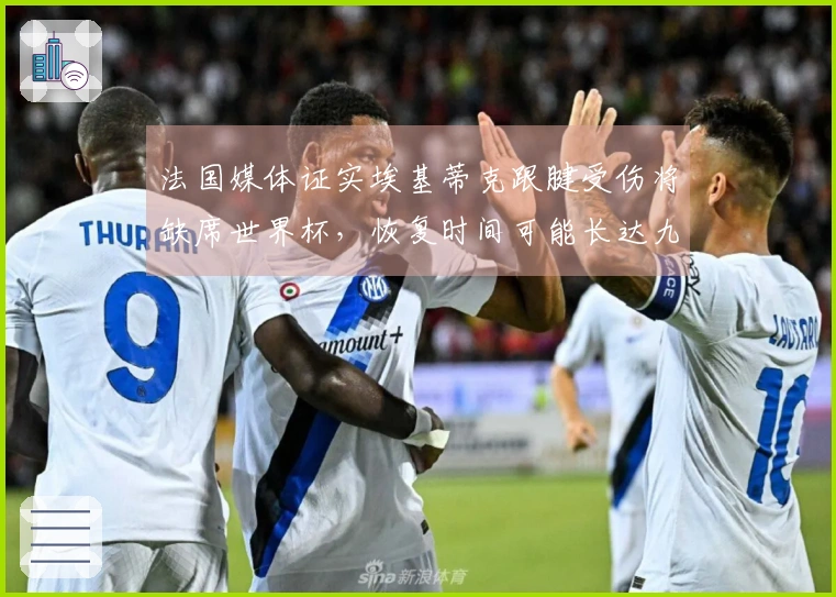 法国媒体证实埃基蒂克跟腱受伤将缺席世界杯，恢复时间可能长达九个月